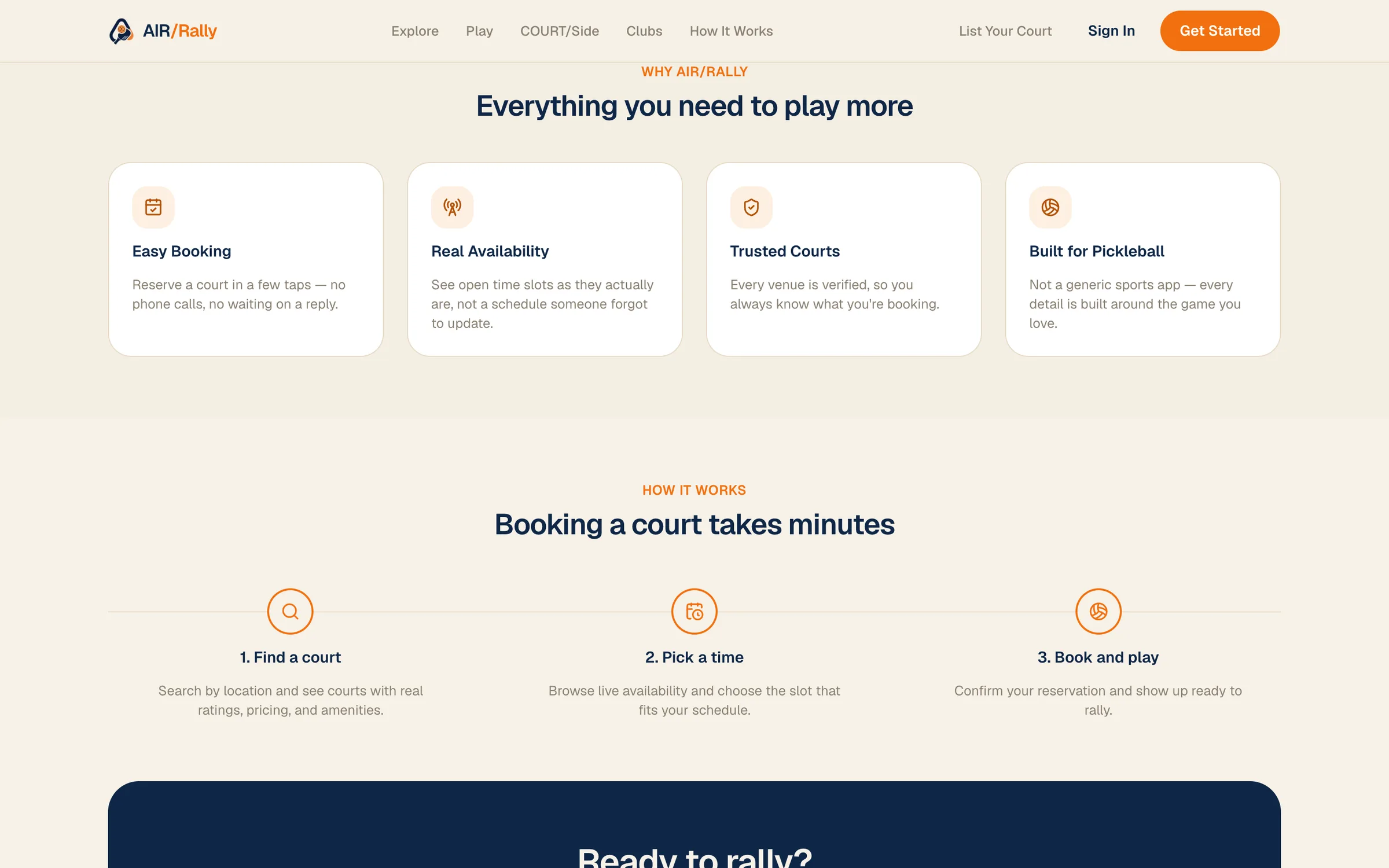 Why AIR/Rally and how booking works