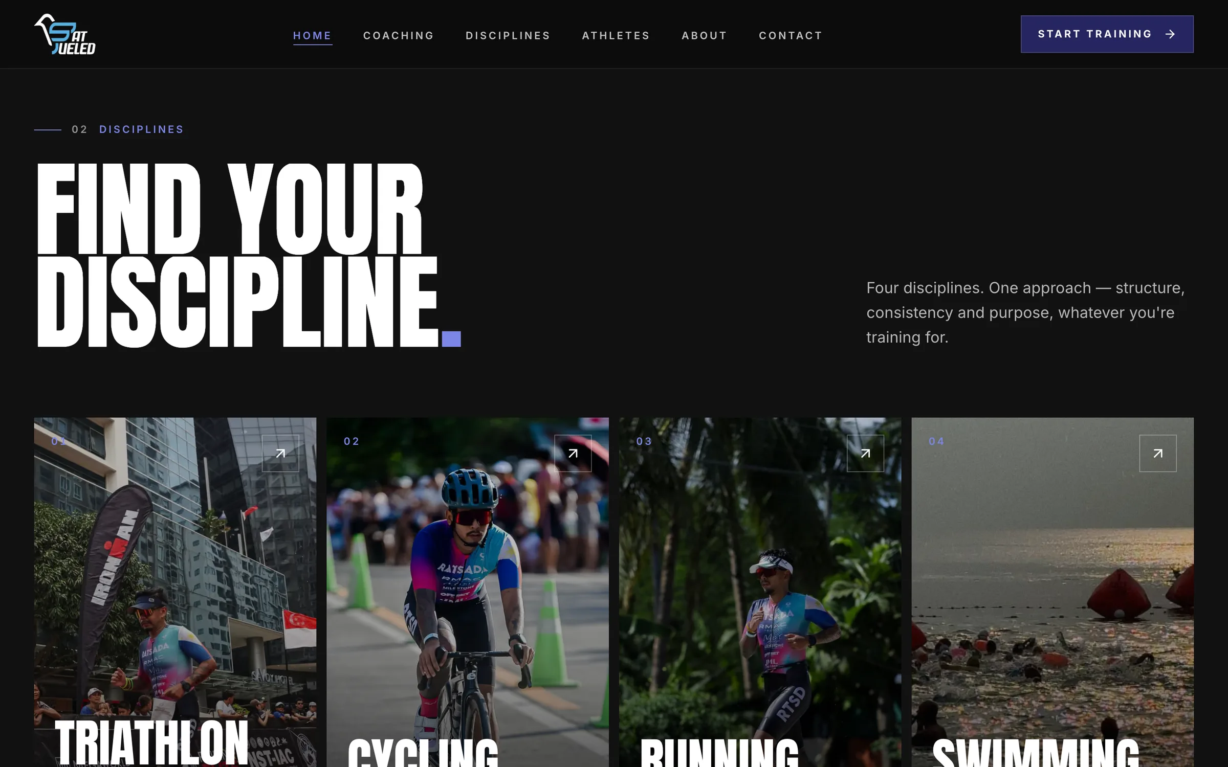 Find your discipline section