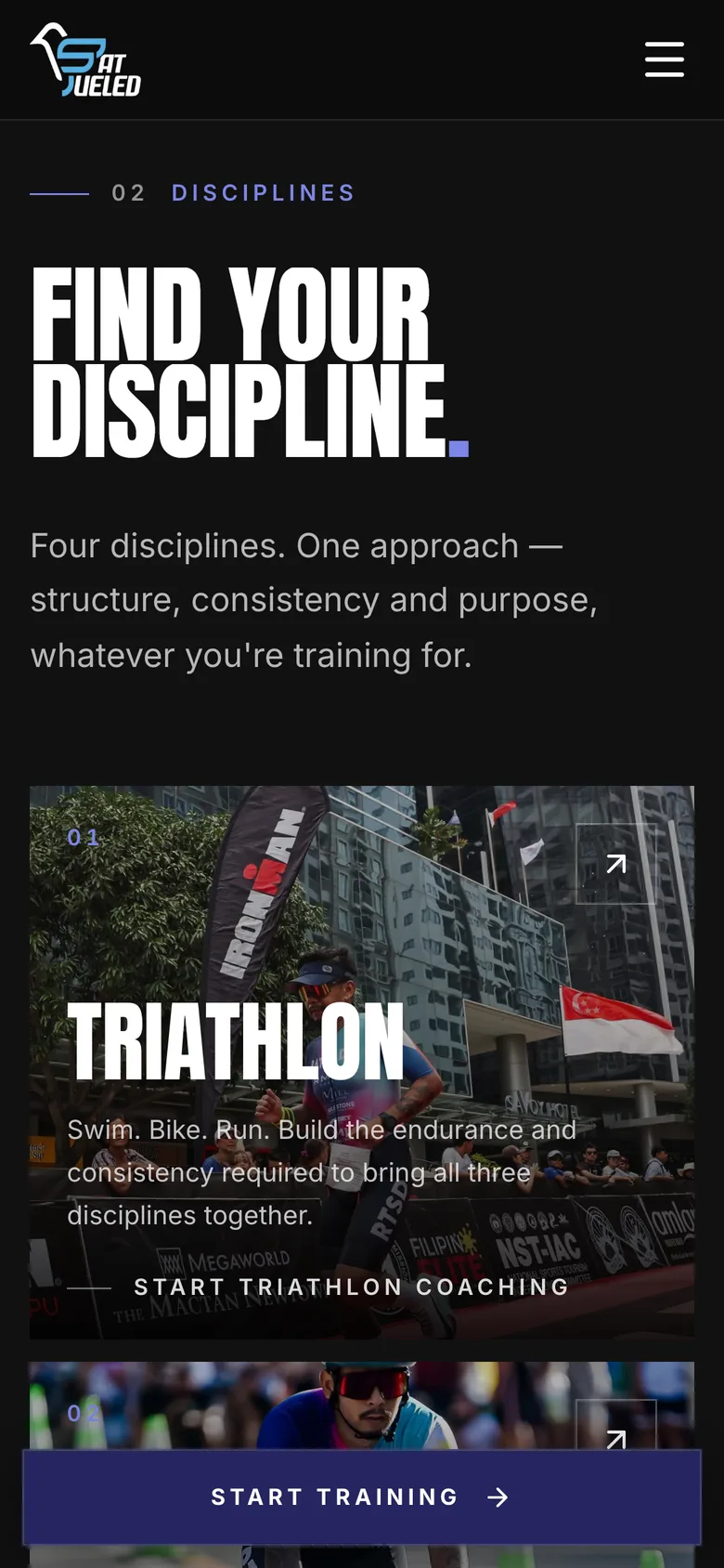 Disciplines on a phone