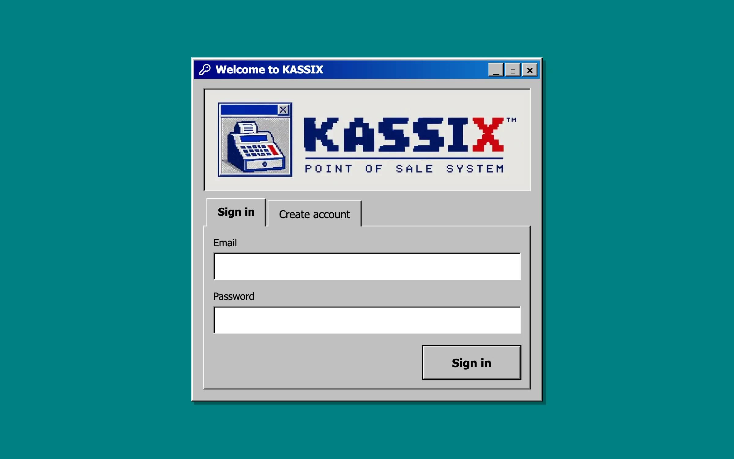 The KASSIX sign-in window